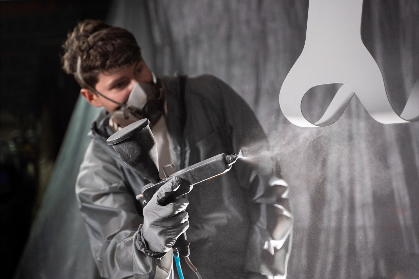 Industrial coating application